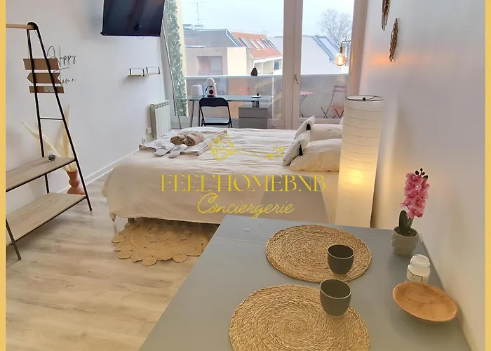 Nid Des Vosges - Cozy, Balcony, Queen Size Bed & Centre