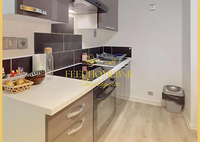 Apartment Nid Des Vosges - Cozy, Balcony, Queen Size Bed & Centre Nancy